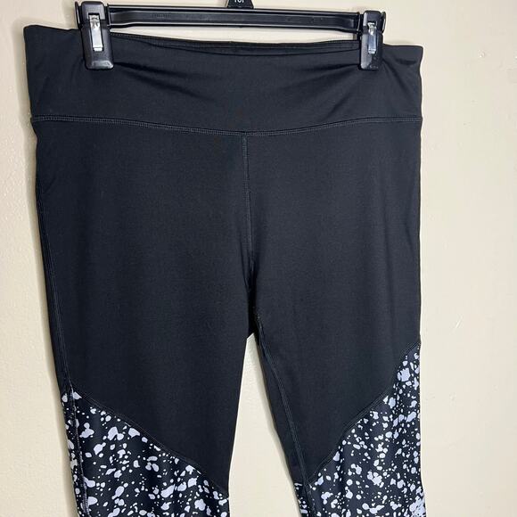 Fabletics Powerhold Brogan Leggings Large Womens Splatter Workout Athletic Gym - Picture 6 of 8